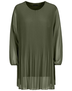 Платье до колена Plisseekleid, оливковый Sublevel