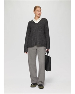 Пуловер Strickpullover langarm, серый S.oliver