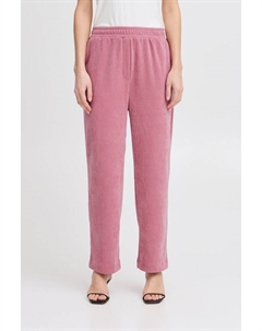 Тканевые брюки Stoffhose, розовый Ichi