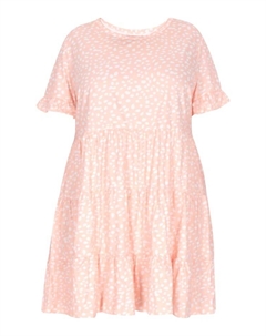 Платье до колена Plus Size Dress, розовый Mymo