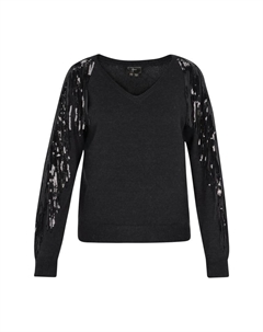 Пуловер Pullover, черный Faina