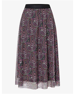 Длинная юбка Rock, цвет Schwarz/Lila More&more