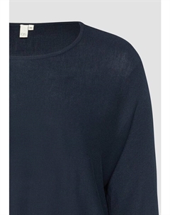 Пуловер Strickpullover 3/4 Arm, синий Qs