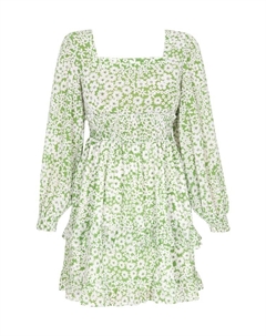 Платье до колена Dress, зеленый Mymo