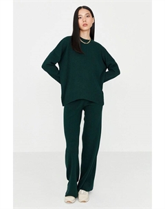 Пуловер 2tlg. Outfit, темно-зеленый Trendyol