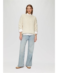 Пуловер Strickpullover langarm, бежевый S.oliver