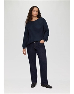 Пуловер Strickpullover langarm, синий Qs