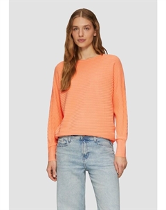 Пуловер Strickpullover langarm, оранжевый S.oliver