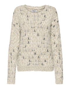 Пуловер Pullover, кремовый Only