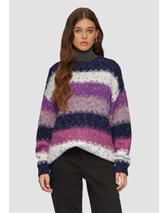 Пуловер Strickpullover langarm, синий Qs