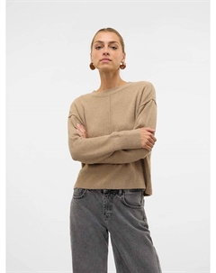 Пуловер Pullover, бежевый Vero moda