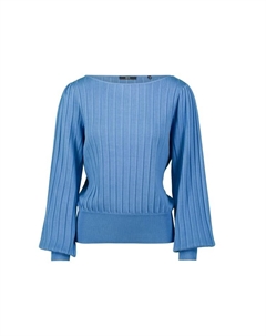 Пуловер Pullover mit Ballonärmeln, цвет Riviera Zero