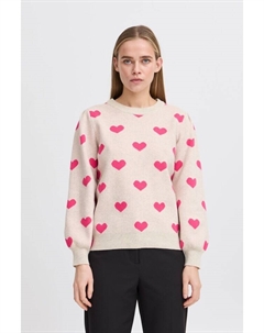 Пуловер Strickpullover, розовый Ichi