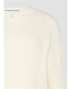 Пуловер Strickpullover langarm, кремовый Qs