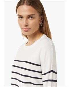 Пуловер Strickpullover langarm, белый Comma,