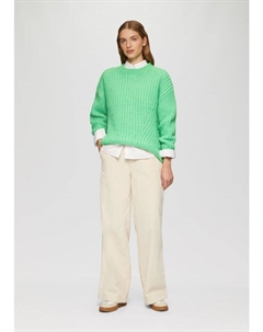 Пуловер Strickpullover langarm, зеленый S.oliver