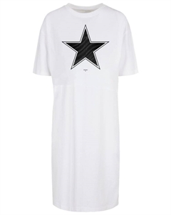Короткое платье Oversized Kleid Stern Basic, белый F4nt4stic