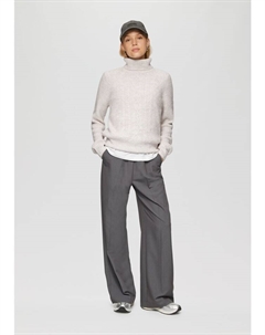 Пуловер Strickpullover langarm, бежевый Qs