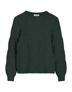 Пуловер Pullover, темно-зеленый Vila