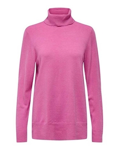 Пуловер Rollkragenpullover, розовый Only