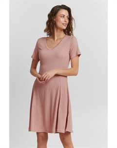 Короткое платье Jerseykleid FRFEMELVA 5 Dress - 20610635 Jerseykleid mit V-Ausschnitt, розовый Fransa