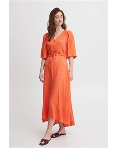 Короткое платье Blusenkleid FRNEMMA DR 2 - 20611895 Langes Kleid mit Knopfleiste, розовый Fransa