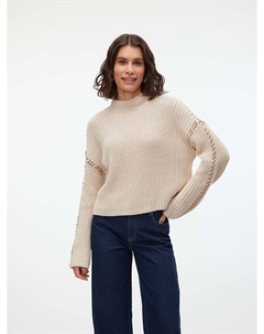 Пуловер Pullover New Cream, бежевый Vero moda