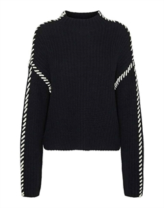 Пуловер Pullover New Cream, черный Vero moda