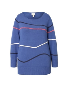 Пуловер Pullover, цвет atlantikblau Ulla popken