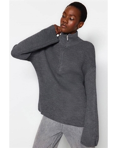 Пуловер Pullover, серый Trendyol