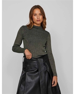 Пуловер Pullover, цвет Schwarz/Grün Vila