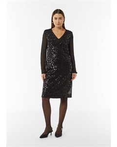 Короткое платье Kleid kurz, черный Comma,