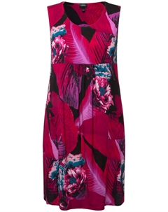 Короткое платье Kleid, цвет fuchsia pink Ulla popken