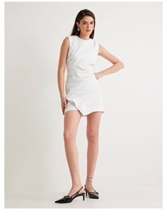 Короткое платье Kleid, цвет Weiß Gestreift Koton