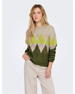 Пуловер Pullover, цвет Beige/Khaki Jdy