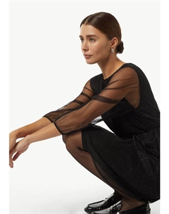 Короткое платье Kleid kurz, черный Comma,