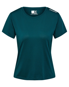 Футболка L/S, цвет DEEP TEAL Hummel