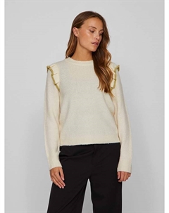 Пуловер Pullover, кремовый Vila