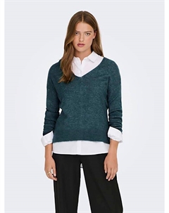 Пуловер Pullover, темно-зеленый Jdy