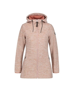 Спортивная куртка Strickfleecejacke lang Alzey Kapuze, розовый Icepeak
