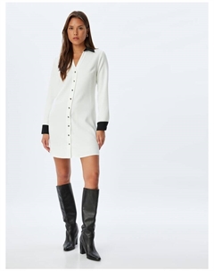 Короткое платье Kleid, цвет Grauweiß Koton