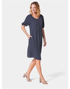 Платье, цвет marine/weiß/gestreift Goldner