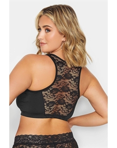 Бюстгальтер с застежкой спереди, черный Yours