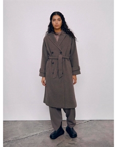 Межсезонное пальто OBJKeily, коричневый Object