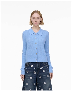 Кардиган с подвесками в виде косичек, цвет Sky Blue Marc jacobs