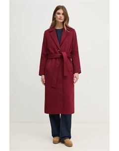 БРЕНДА шерстяное плащ, гранатовый Pepe jeans