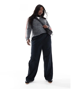 Прямые джоггеры черного цвета Asos