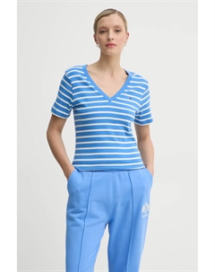 Хлопковая футболка, фиолетовый Tommy hilfiger