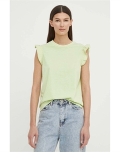 Хлопковая футболка, зеленый Marc o'polo