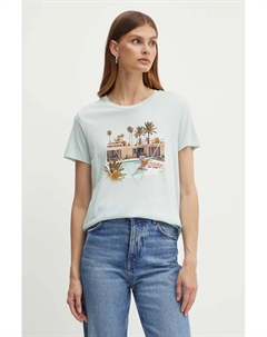 Футболка, бирюзовый Guess
